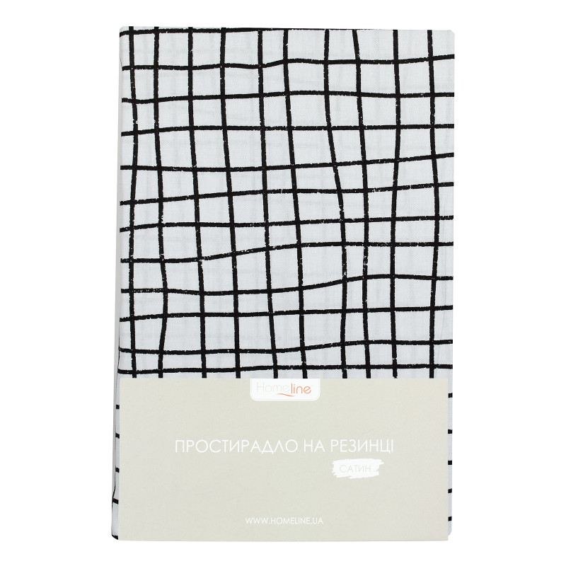 Простирадло сатин на резинці Home Line "Фіджи"180х200см 162473