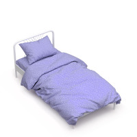 Півтораспальний комплект постільної білизни Home Line "Зорі" (бузкові) 50х70см (1шт.) 161515