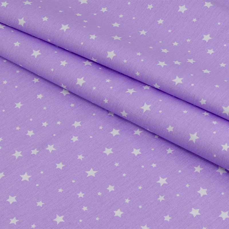 Півтораспальний комплект постільної білизни Home Line "Зорі" (бузкові) 50х70см (1шт.) 161515