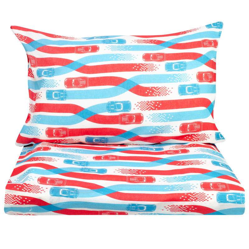 Дитячий комплект постільної білизни Home Line "Авто" (червоно-блакитний) 159114