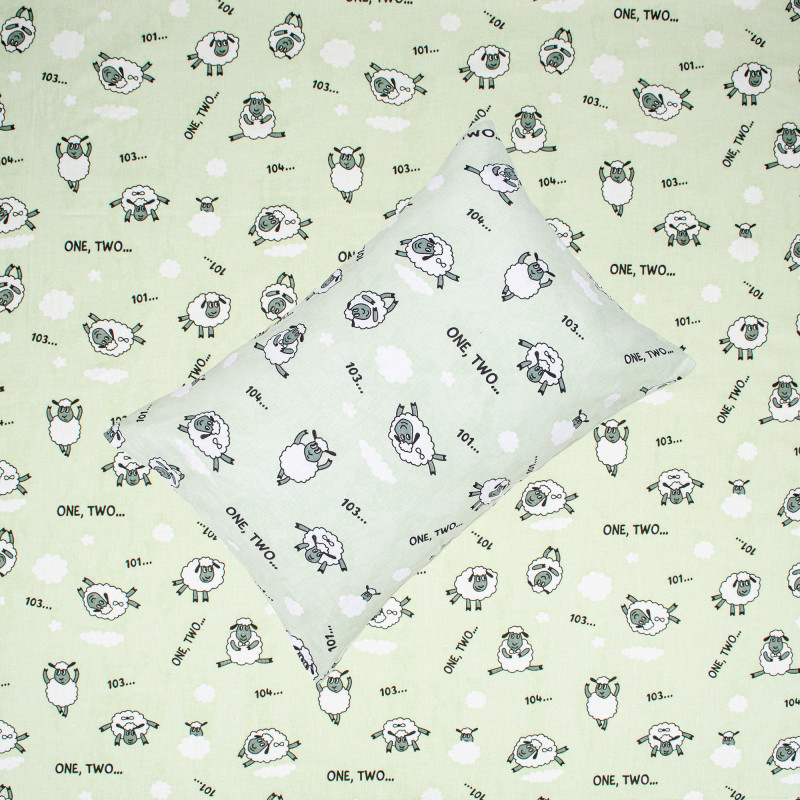 Дитячий комплект постільної білизни Home Line "Ягнята" (салатовий) 157369