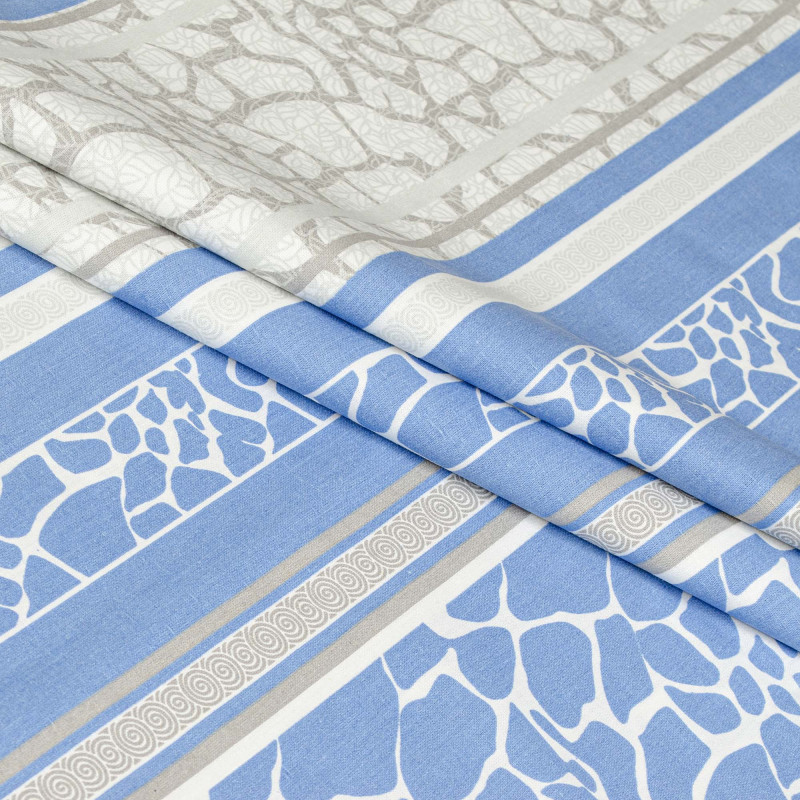 Підковдра бязева Home Line "Мармур" (синій) 145х215см 156325