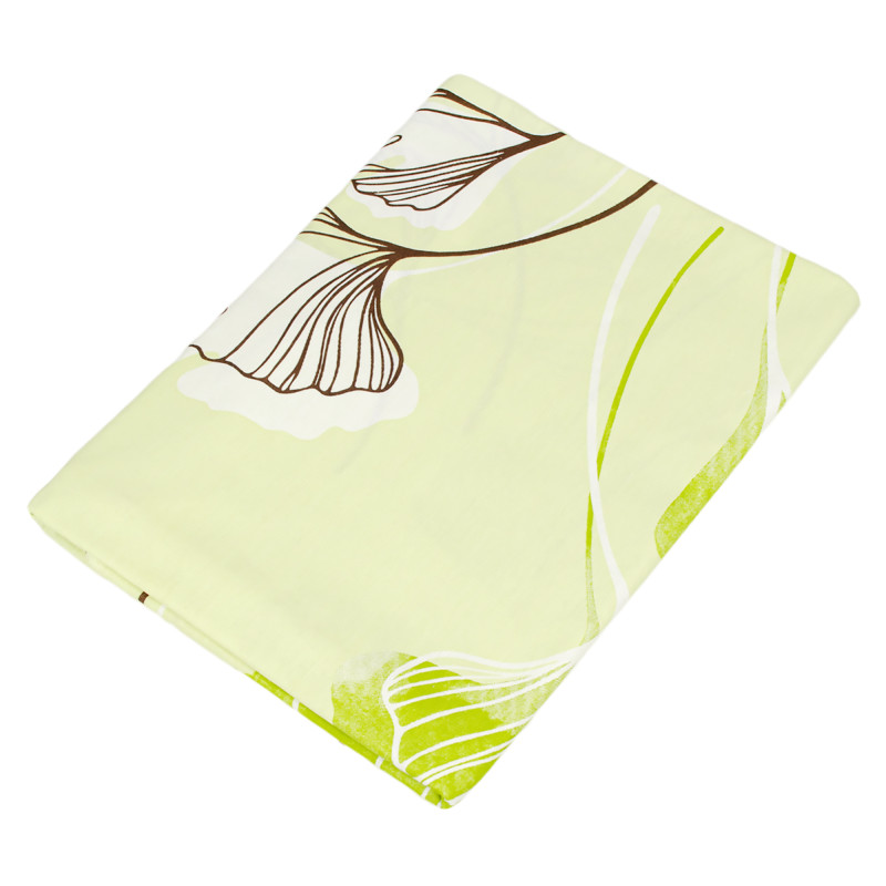 Простирадло бязеве Home Line "Гінго Білоба" (салатове) 150х210см 155925