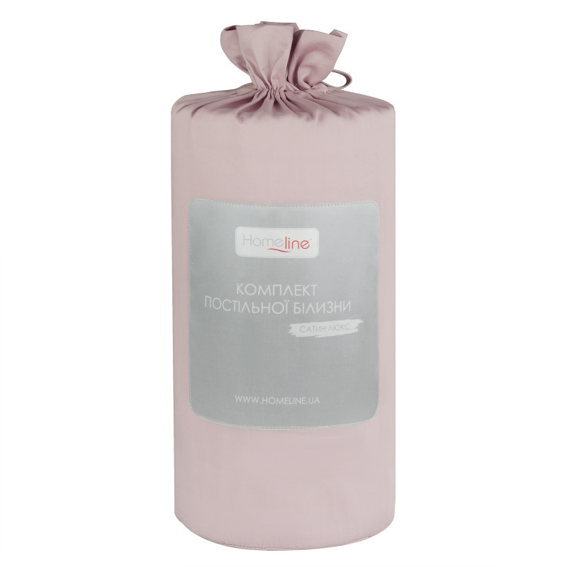 Сімейний комплект постільної білизни Home Line "Сатин Люкс" (рожевий) 155270