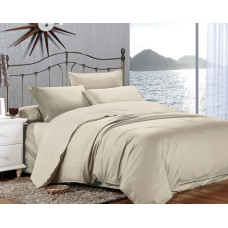 Сімейний комплект постільної білизни Home Line "Сатин Люкс" (бежевий) 155267