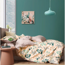 Євро комплект постільної білизни Home Line "Флоріано" 154563