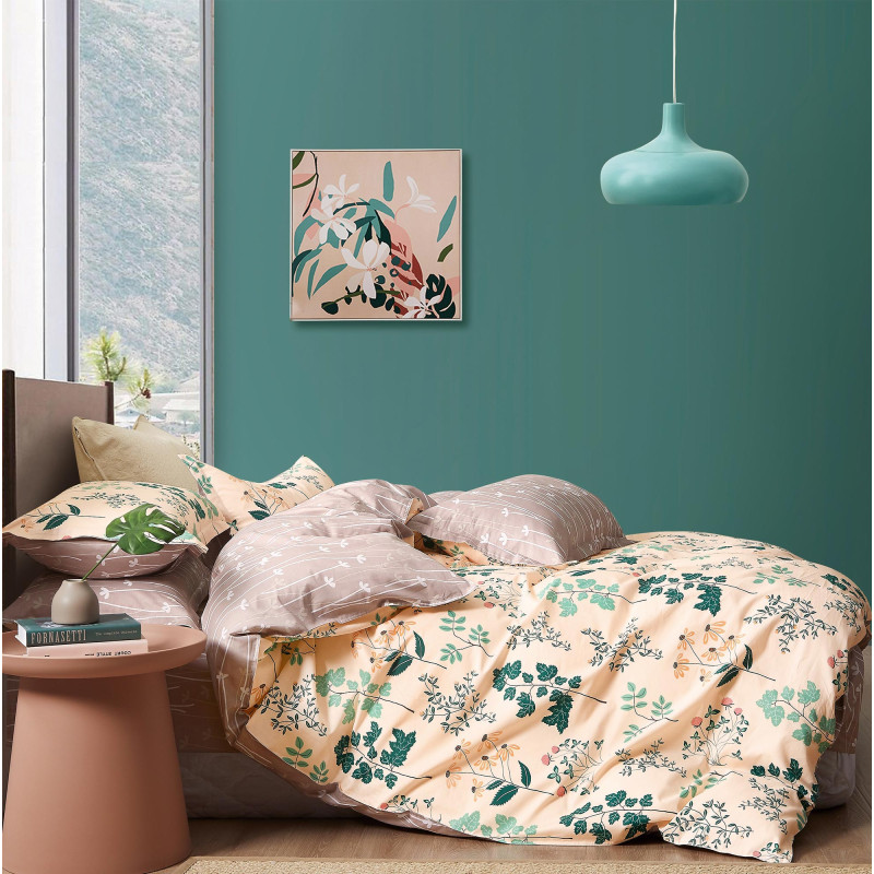 Євро комплект постільної білизни Home Line "Флоріано" 154563