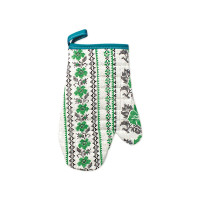 Рукавичка кухонна Home Line "Зелений орнамент" 28х18см 136944