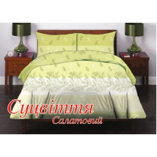 Півтораспальний комплект постільної білизни Home Line "Суцвіття" (салатовий) 134717