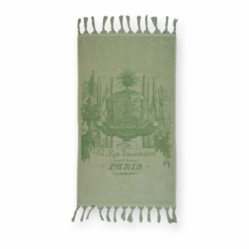 Рушник велюровий Home Line "Paris" (м'ятний), 50х85см 126247
