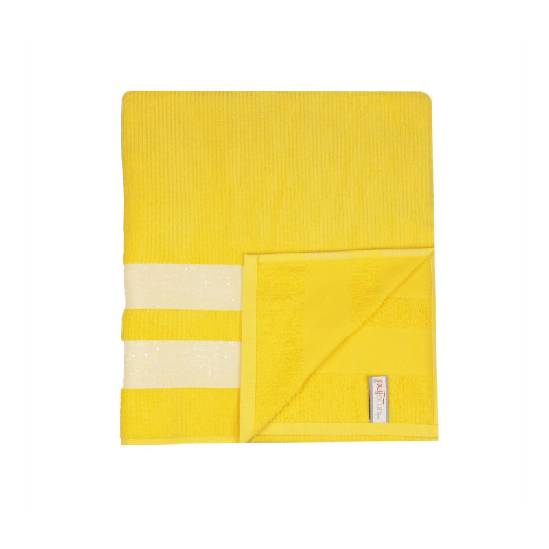 Рушник велюровий пляжний Home Line (жовтий), 70х150см 105629
