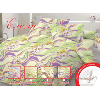 Сімейний комплект постільної білизни Home Line "Елегія" (блакитний) 104608