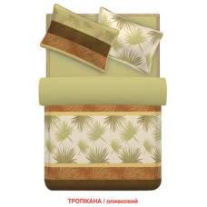 Сімейний комплект постільної білизни Home Line "Тропікана" (оливковий) 88546