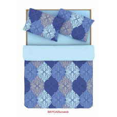 Сімейний комплект постільної білизни Home Line "Версаль" (синій) 88182