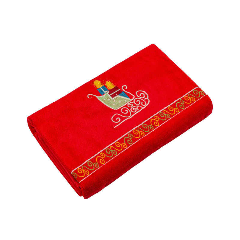Рушник махровий Home Line "Крісмас" (в коробці), 70х125см 53421