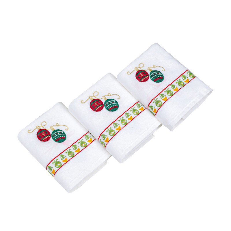 Набір махрових рушникiв Home Line "Крicмас" , 50х75см 53419