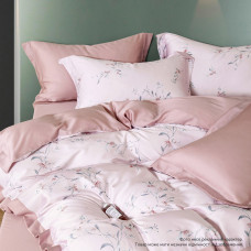 Сімейний комплект постільної білизни Home Line "ОРХІДЕЯ РОЖЕВА" (в коробці) 188097