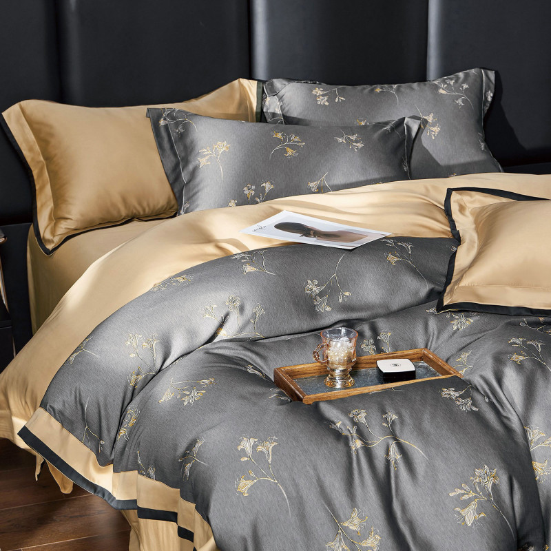 Євро комплект постільної білизни Home Line "ІРУТ" (в коробці) 187057