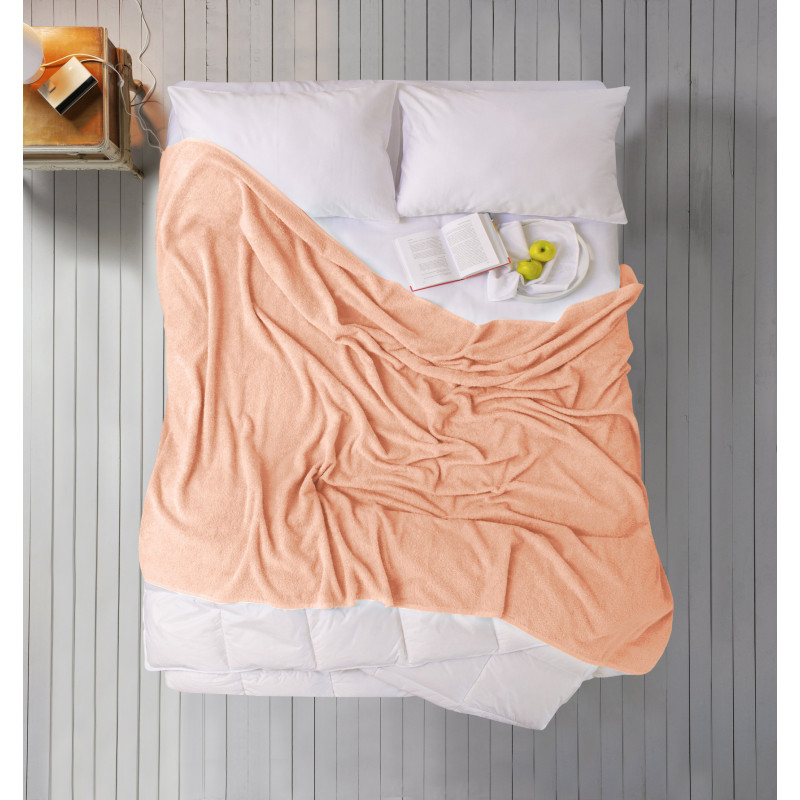Простирадло Iris Home махрове - Peach 190*220