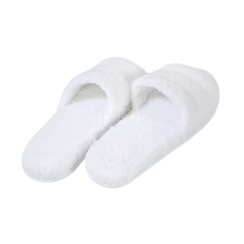 Капці махрові Lotus Home - Basic Soft white