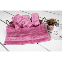 Рушник Romeo Soft - Bamboo Milano рожевий 50*90