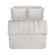 Постільна білизна Lotus Home Washed cotton - Solid kahve-bej сімейний