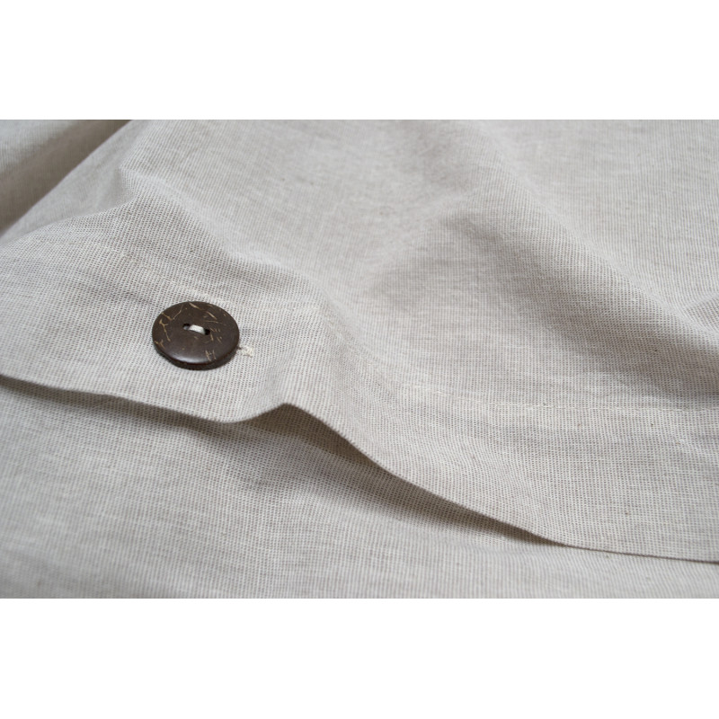 Постільна білизна Lotus Home Washed cotton - Solid kahve-bej сімейний