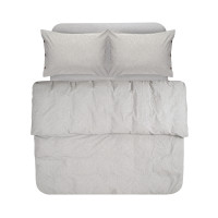 Постільна білизна Lotus Home Washed cotton - Solid light antracite євро