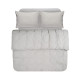Постільна білизна Lotus Home Washed cotton - Solid light antracite євро