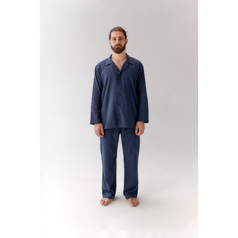 Піжама чоловіча Lotus Home - Porta синій M