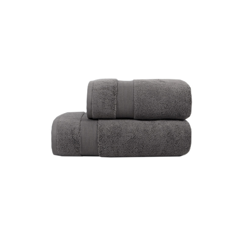 Рушник махровий Lotus Home - Pearl графіт 50*90