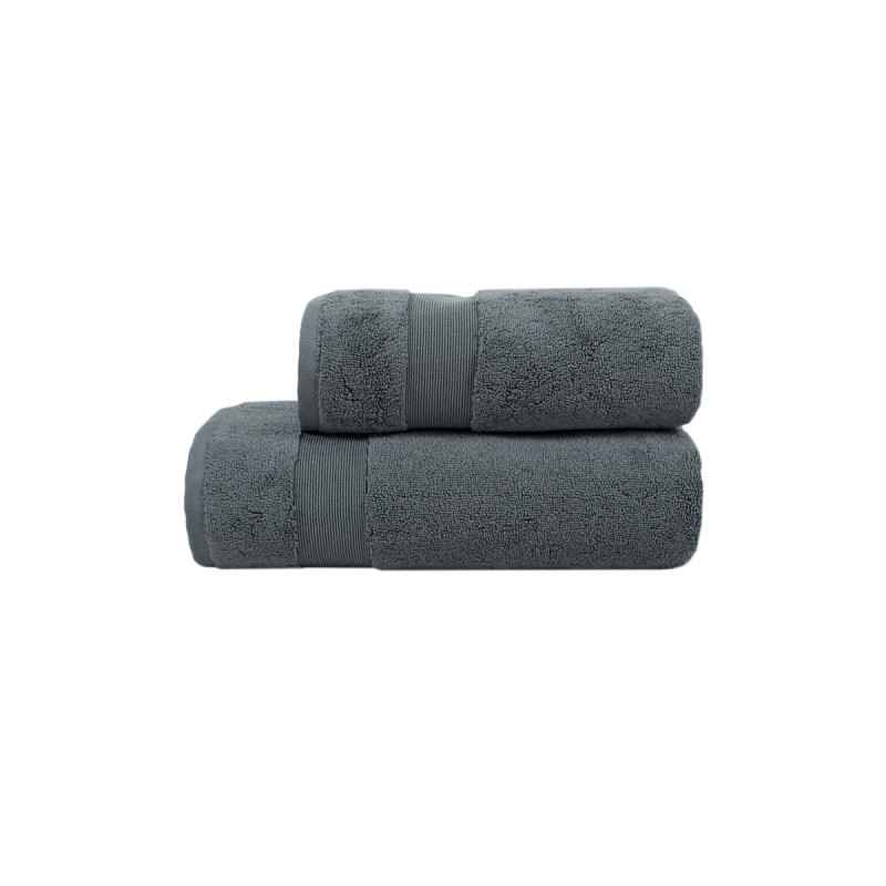 Рушник махровий Lotus Home - Pearl денім 90*150