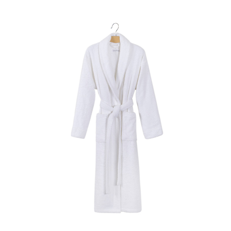 Халат махровий Lotus Home - Basic Soft білий XL