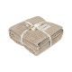 Покривало (простирадло) Lotus Home - Premium Microcotton Kahve 160*210