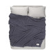 Покривало (простирадло) Lotus Home - Premium Microcotton Antrasit 200*210