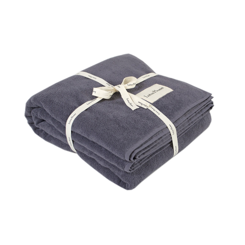 Покривало (простирадло) Lotus Home - Premium Microcotton Antrasit 200*210