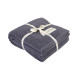 Покривало (простирадло) Lotus Home - Premium Microcotton Antrasit 200*210
