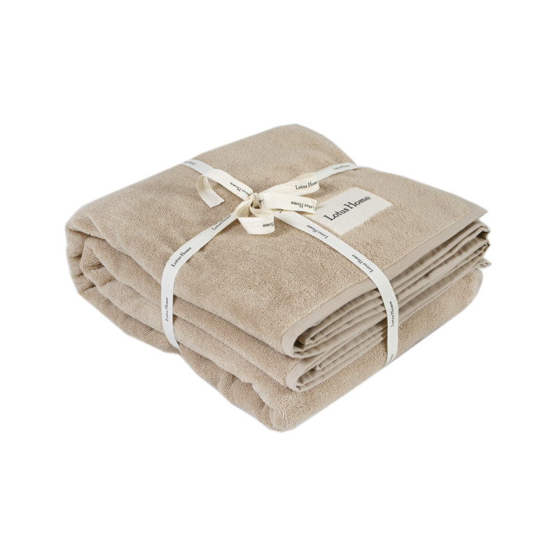 Покривало (простирадло) Lotus Home - Premium Microcotton Kahve 200*210