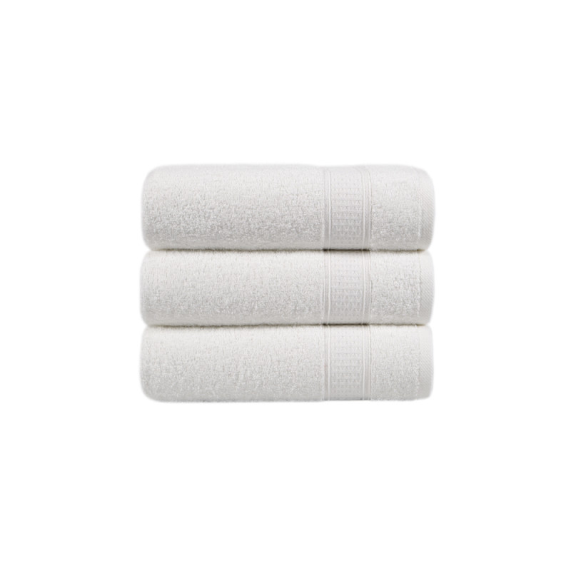 Рушник Karaca Home - Diele offwhite молочний 70*140