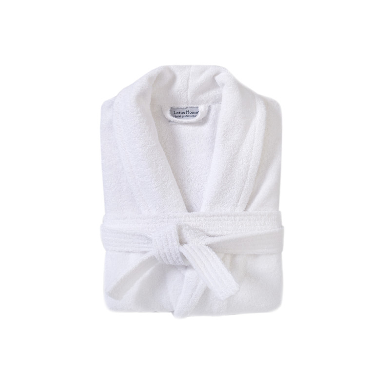 Халат махровий Lotus Home - Basic Line white L