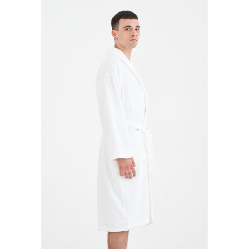 Халат махровий Lotus Home - Basic Line white L