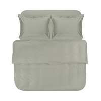 Постільна білизна сатин premium Lotus Home - Dakota Modern хакі сімейний