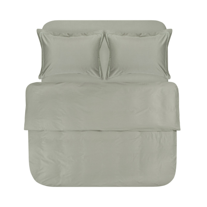 Постільна білизна сатин premium Lotus Home - Dakota Modern хакі сімейний
