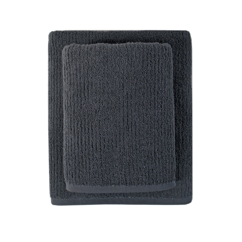 Рушник махровий Lotus Home - Bold antrasit 50*90