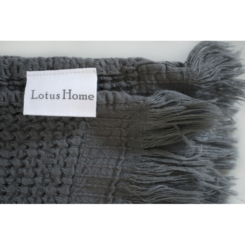 Рушник Lotus Home - Rius antrasit антрацит 50*100