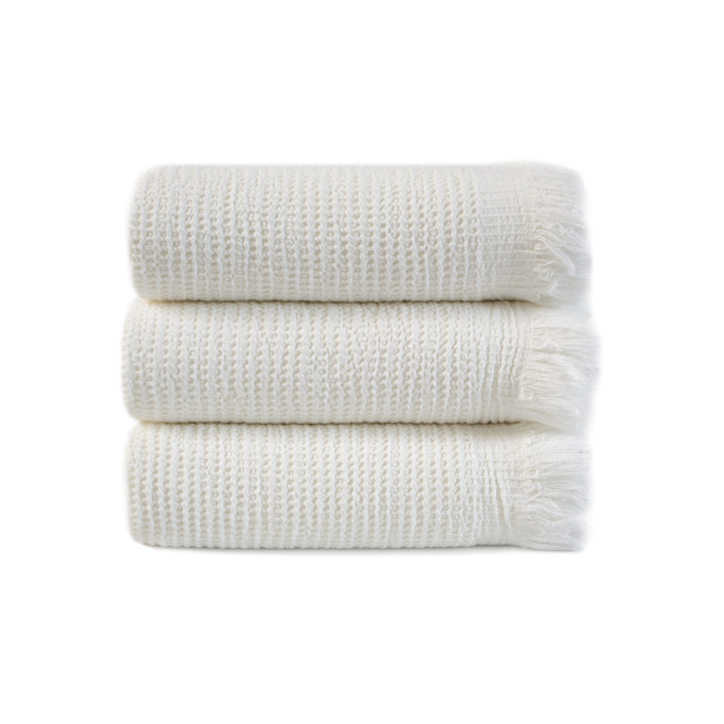 Рушник Lotus Home - Rius off white молочний 50*100