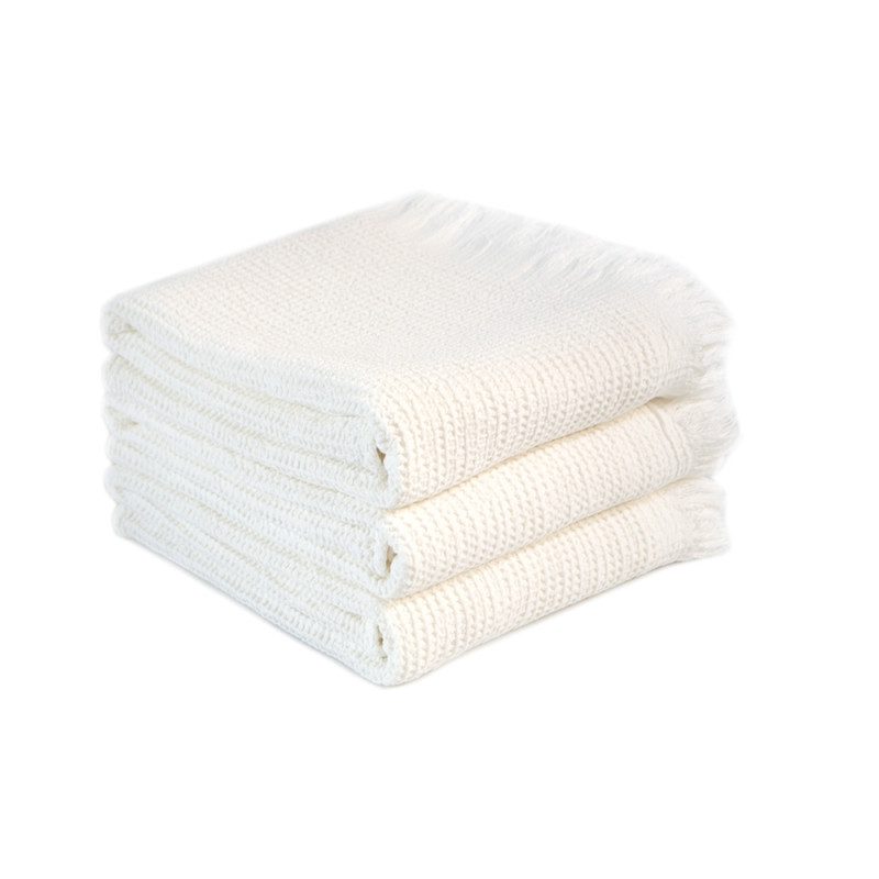 Рушник Lotus Home - Rius off white молочний 50*100