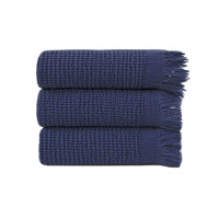 Рушник Lotus Home - Rius navy синій 50*100