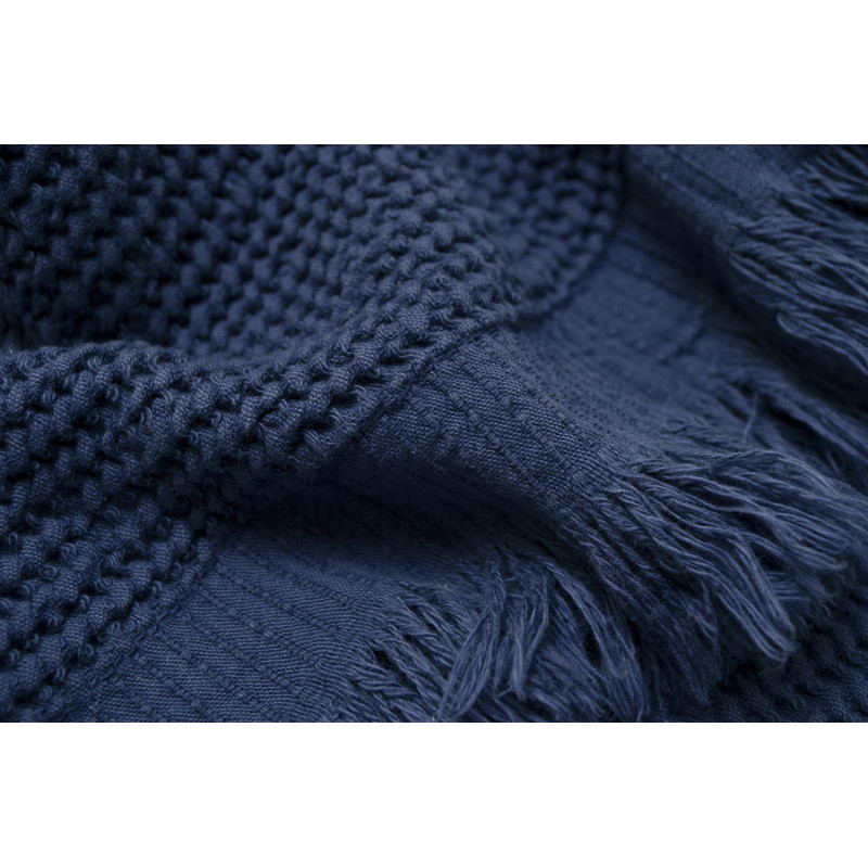 Рушник Lotus Home - Rius navy синій 50*100