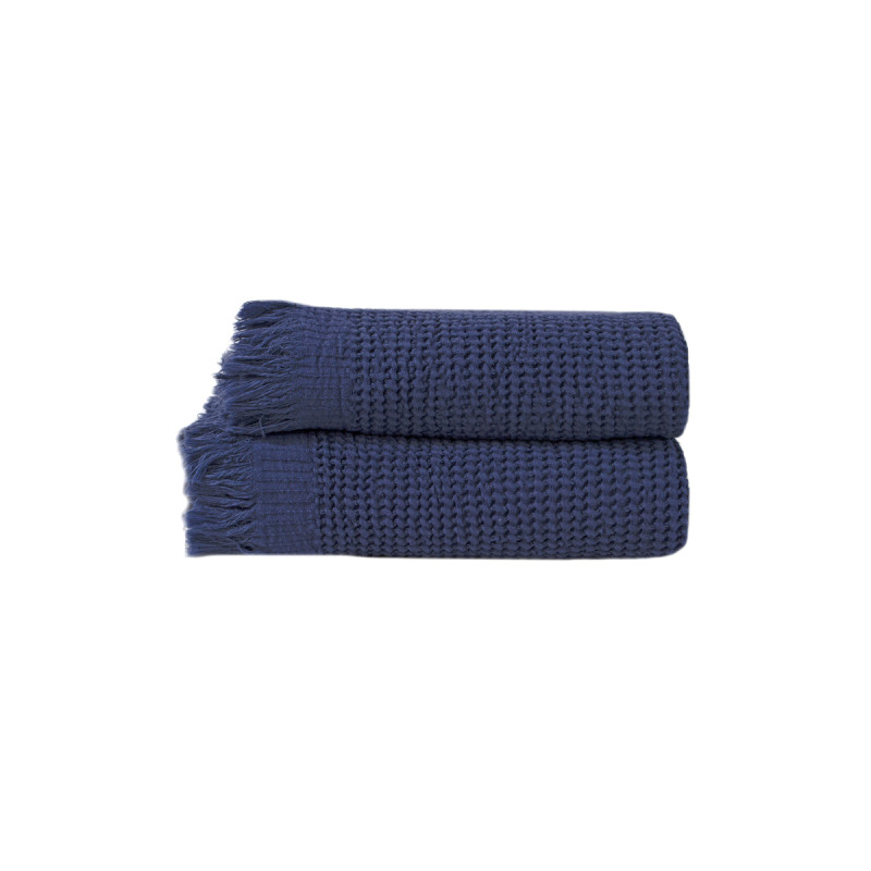 Рушник Lotus Home - Rius navy синій 50*100